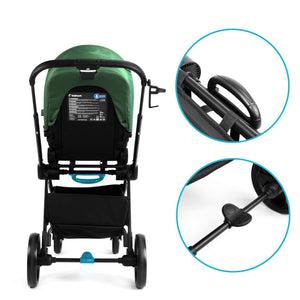 Lit bébé complet avec poussette 2 en 1 Isbjiorn Vert - 16