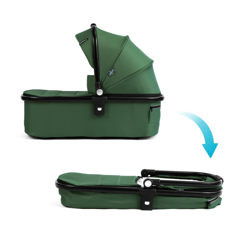 Lit bébé complet avec poussette 2 en 1 Isbjiorn Vert - 18
