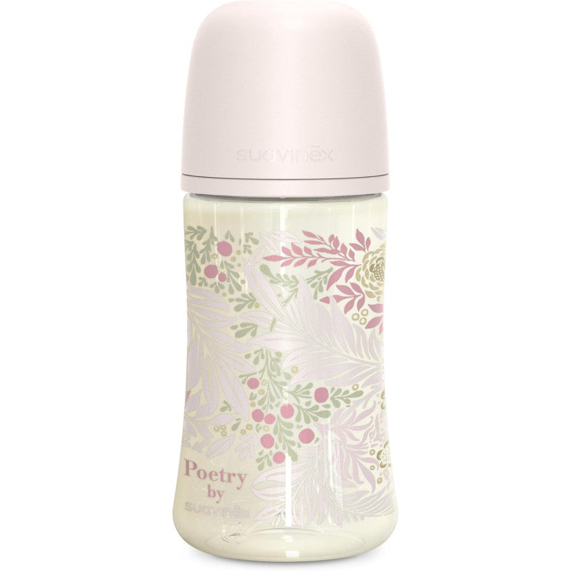Biberon Suavinex Poetry 270 ml rose