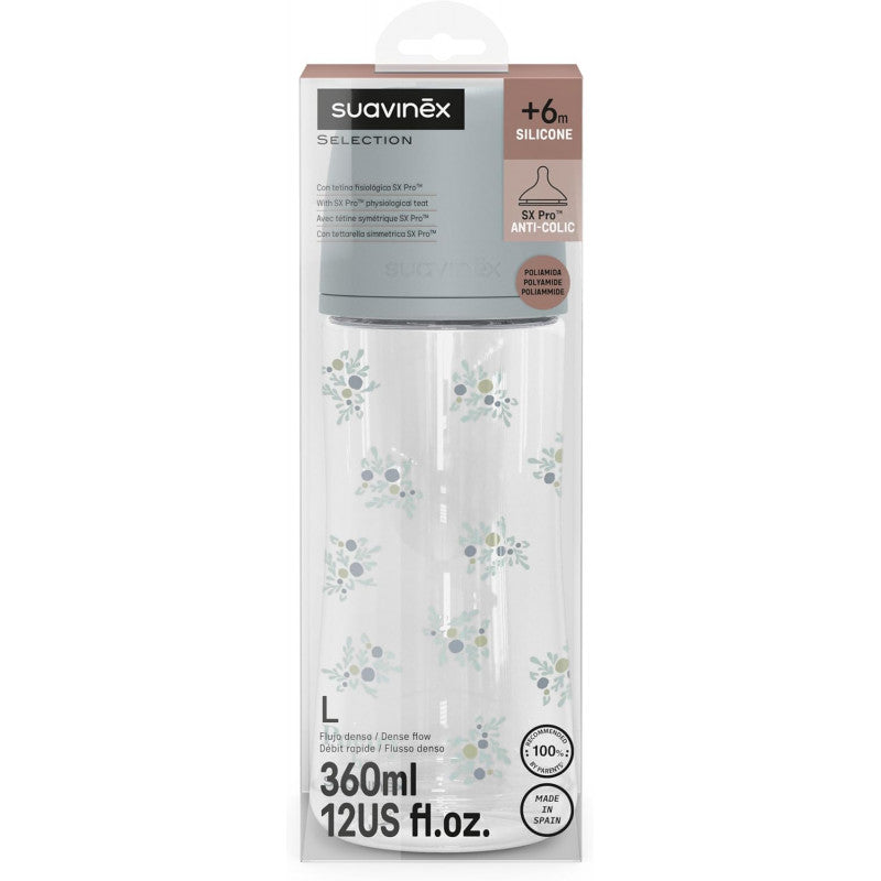 Biberon Suavinex Poetry 360 ml Bleu