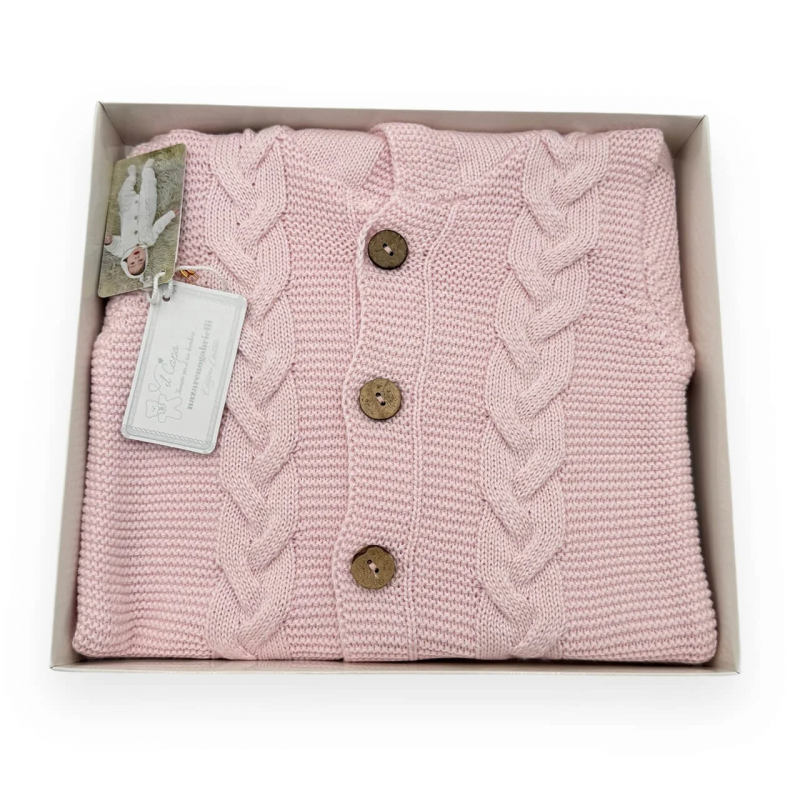 Nazzareno Gabrielli Barboteuse en laine rose