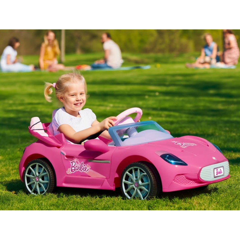 Voiture électrique Peg Perego avec radiocommande BARBIE