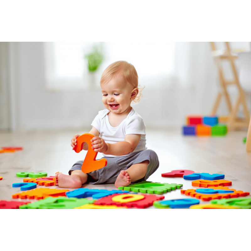 Tapis puzzle numéro - Petit