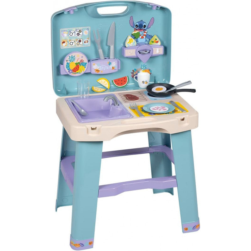 Smoby - Stitch - Cuisine - Valise pliante