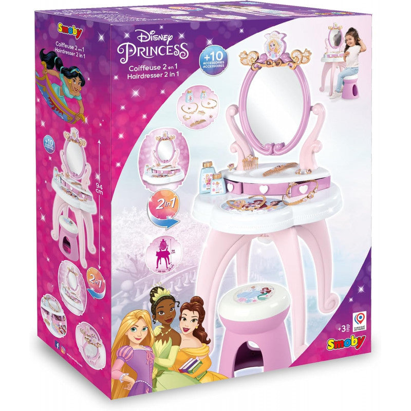 Smoby - Disney Princess specchiera 2 in 1