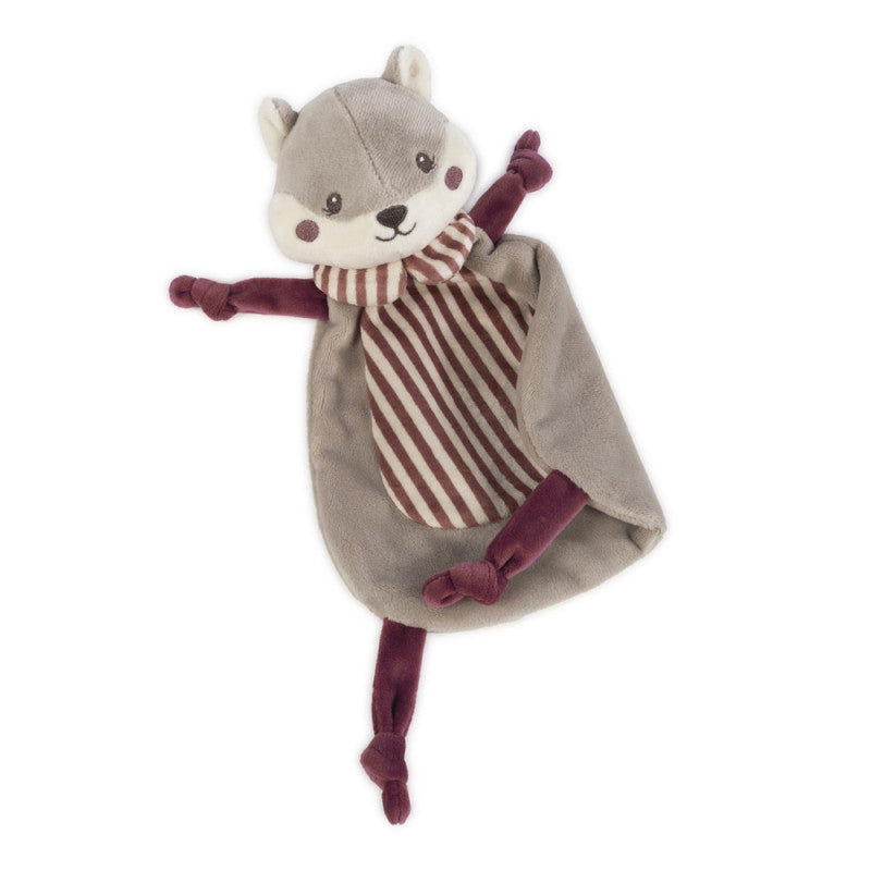Doudou Pasito a Pasito Scoiattolo Cherry Strisce