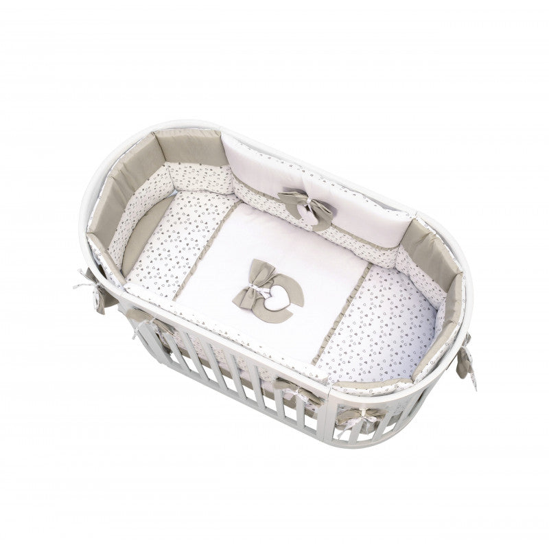 Leonardo Cuoricini Ensemble textile pour lit bébé