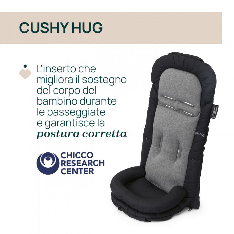 Réducteur de câlins moelleux pour la poussette Chicco Mysa