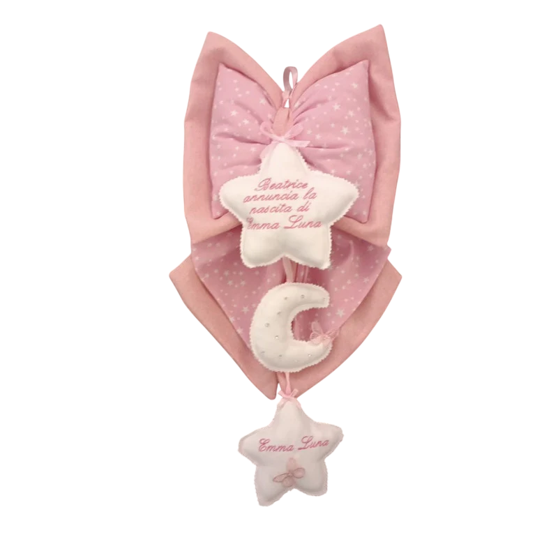 Nœud de naissance personnalisé Rose