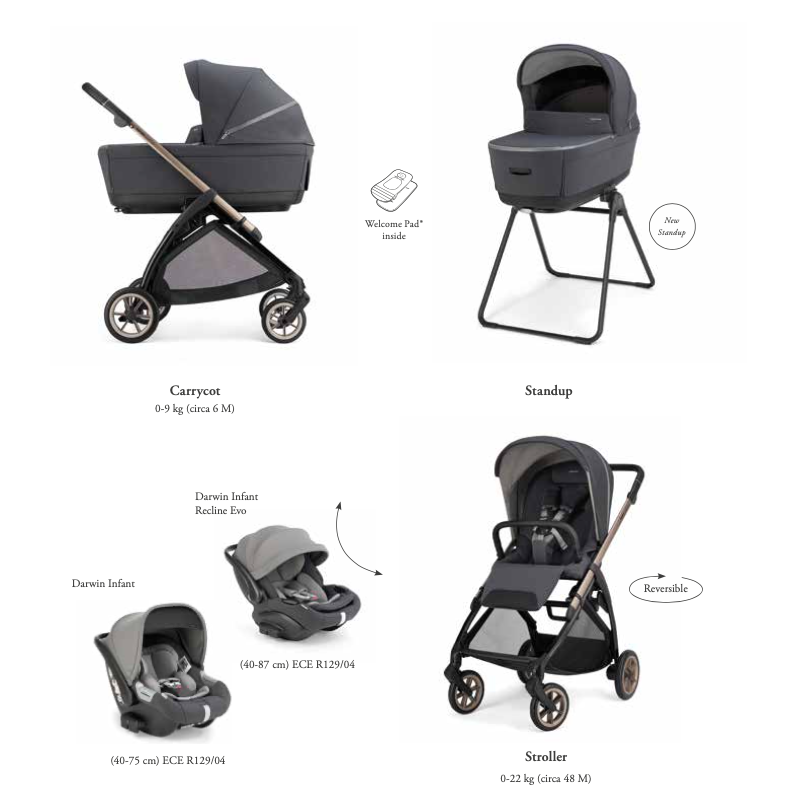 copy of Trio Inglesina Electa 2026 Darwin Infant Recline Evo