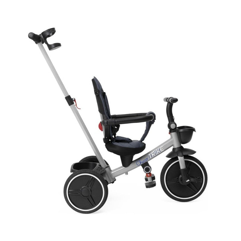 Tricycle évolutif 4 en 1 bleu et argent MOVE GLOW
