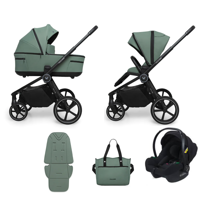 Poussettes Duos et Poussettes 2 en 1 Muuvo Muuvo Five - Pine Green