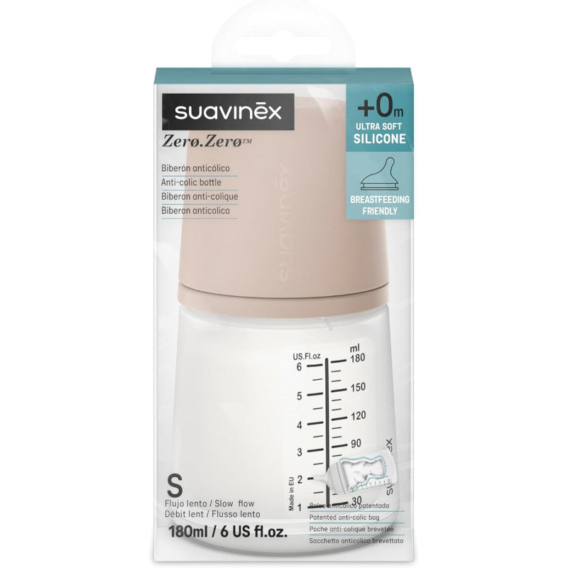 Suavinex Zero Zero Baby Bottle - Slow Flow
