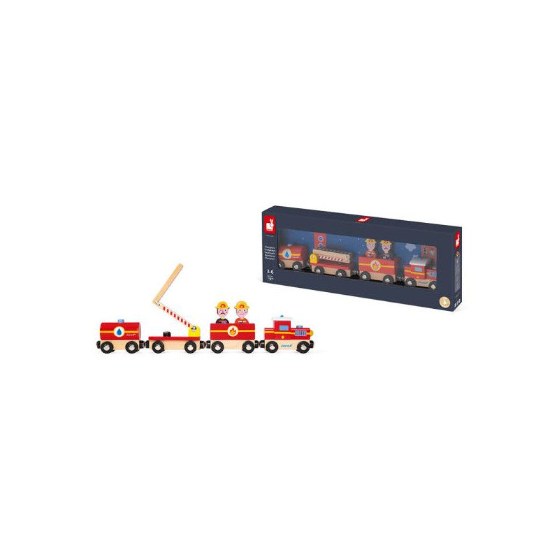 Janod Wooden Train Set for Children