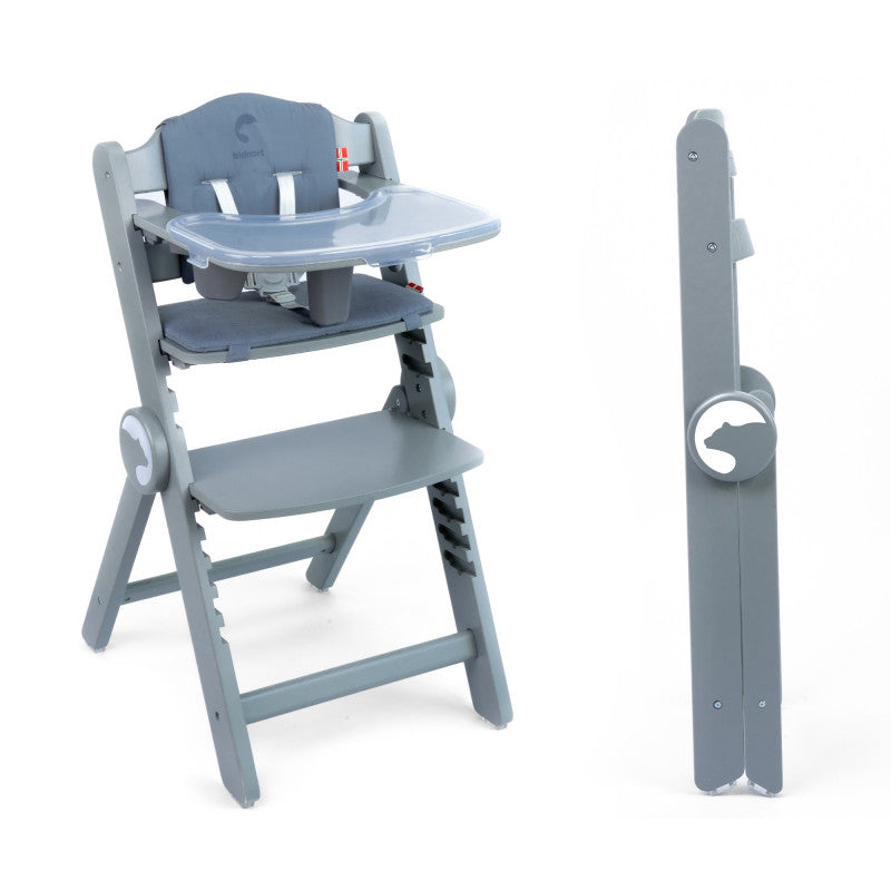 Kidnort Drommer Highchair Dark Grey