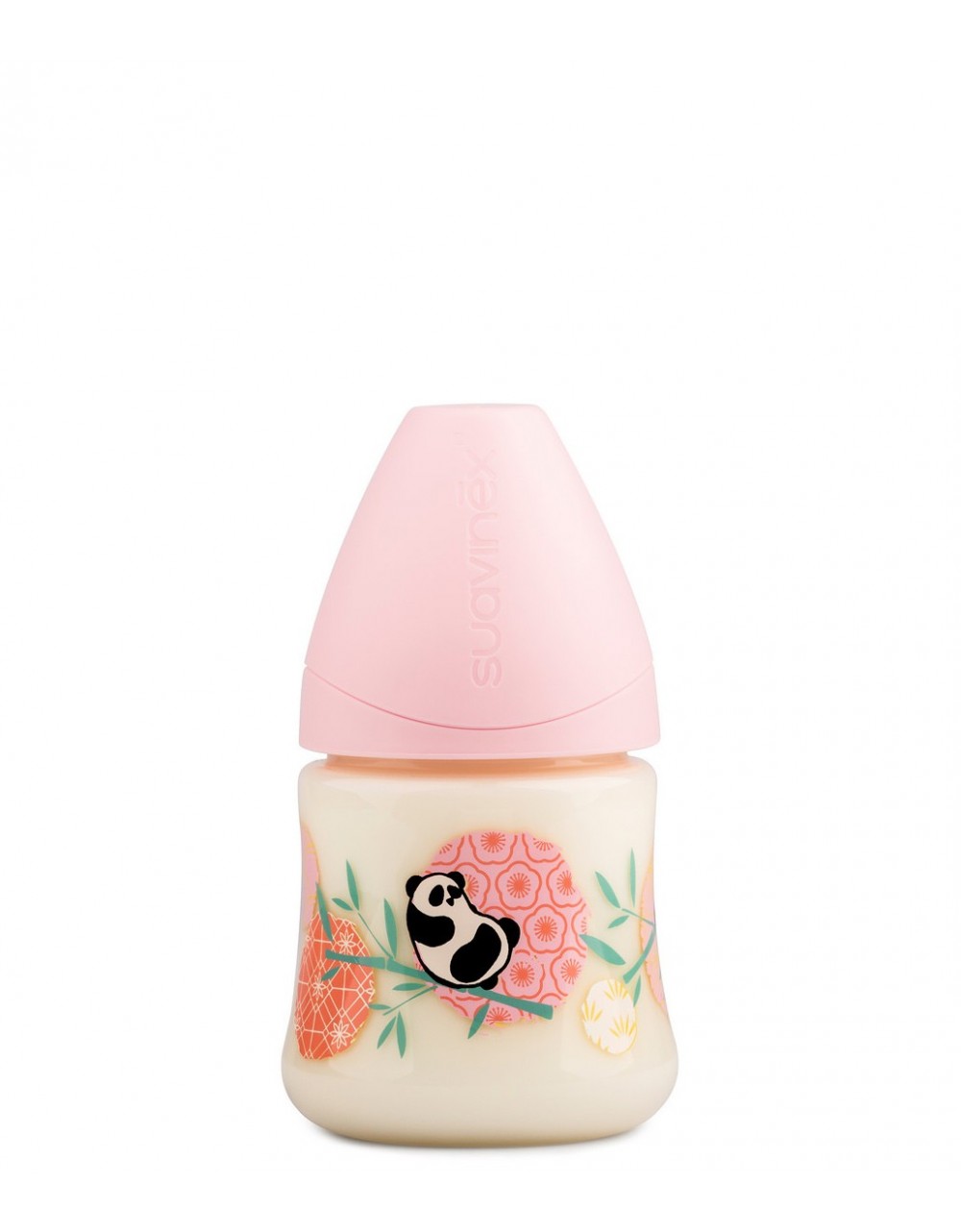 Suavinex Panda 150 ml Feeding Bottle - Rubber