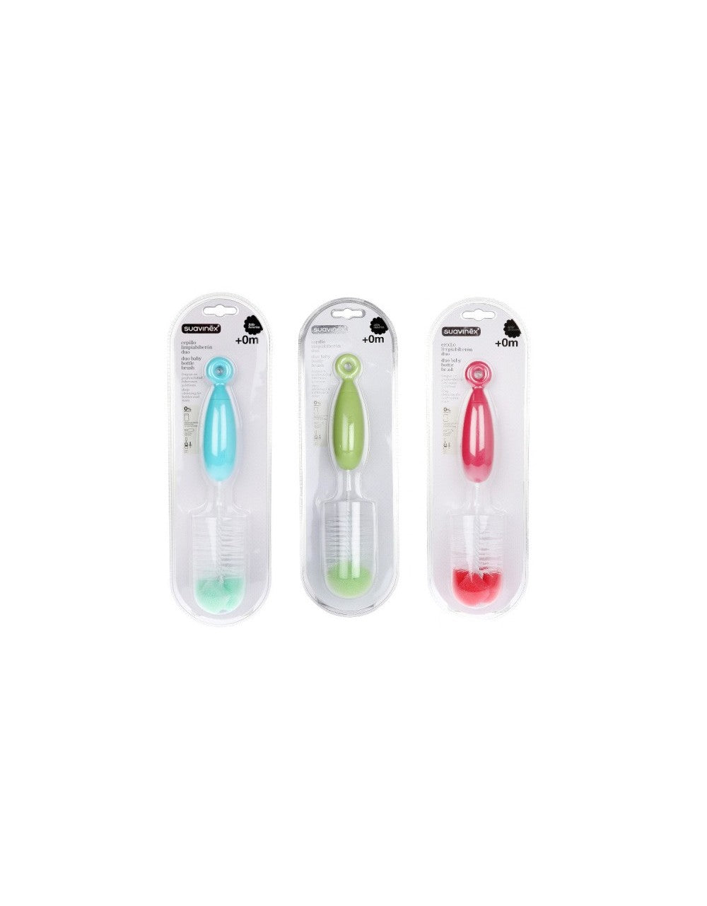 Suavinex Baby Bottle and Teat Brush Duo