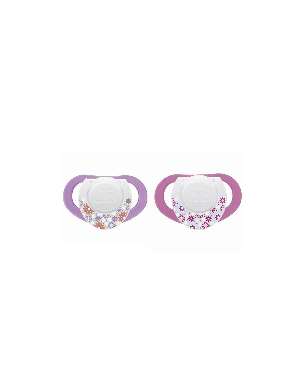 Chicco Physioring Pacifier 2-Pack Pink 4m+