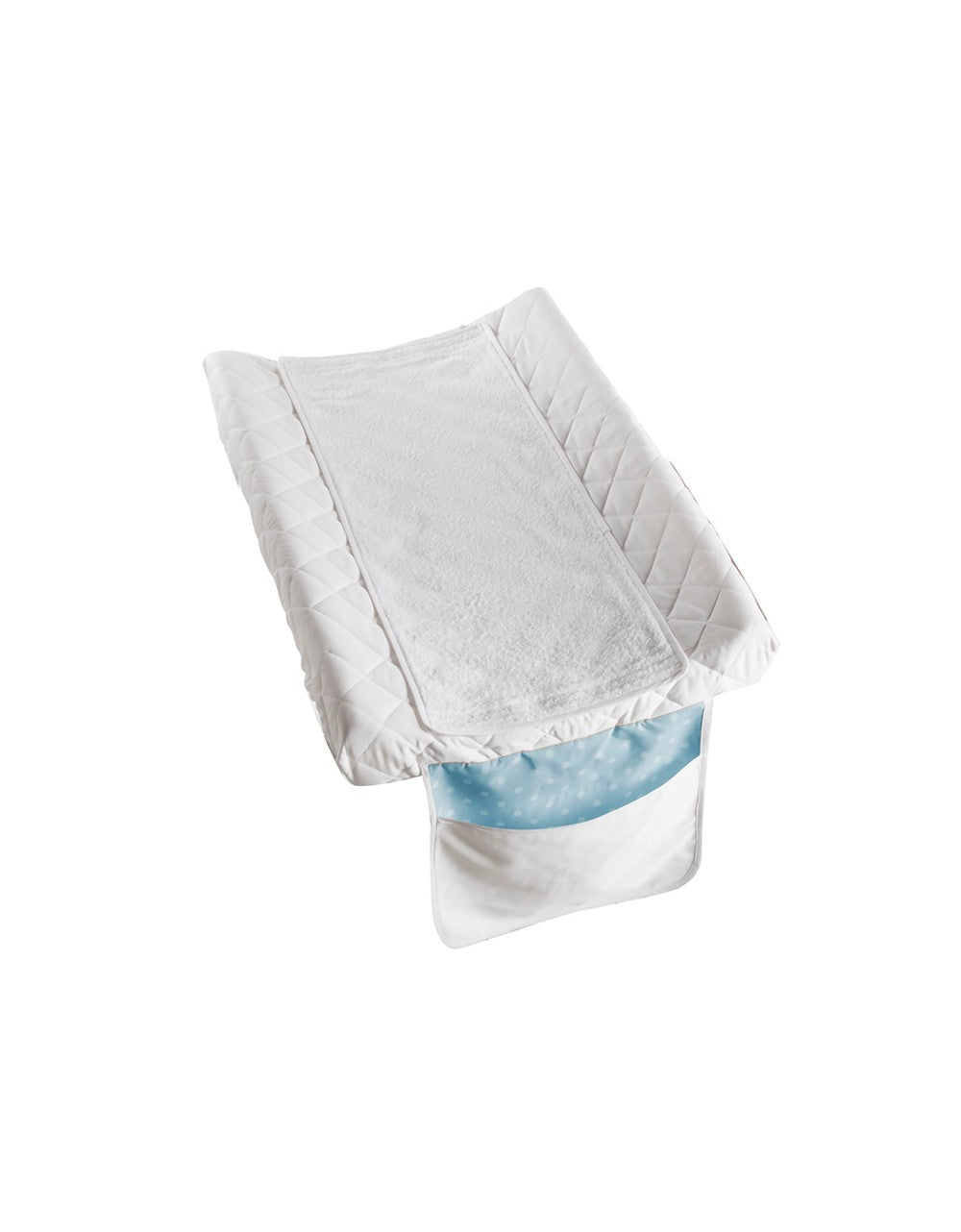 Blue Changing Mat Cover with Pocket