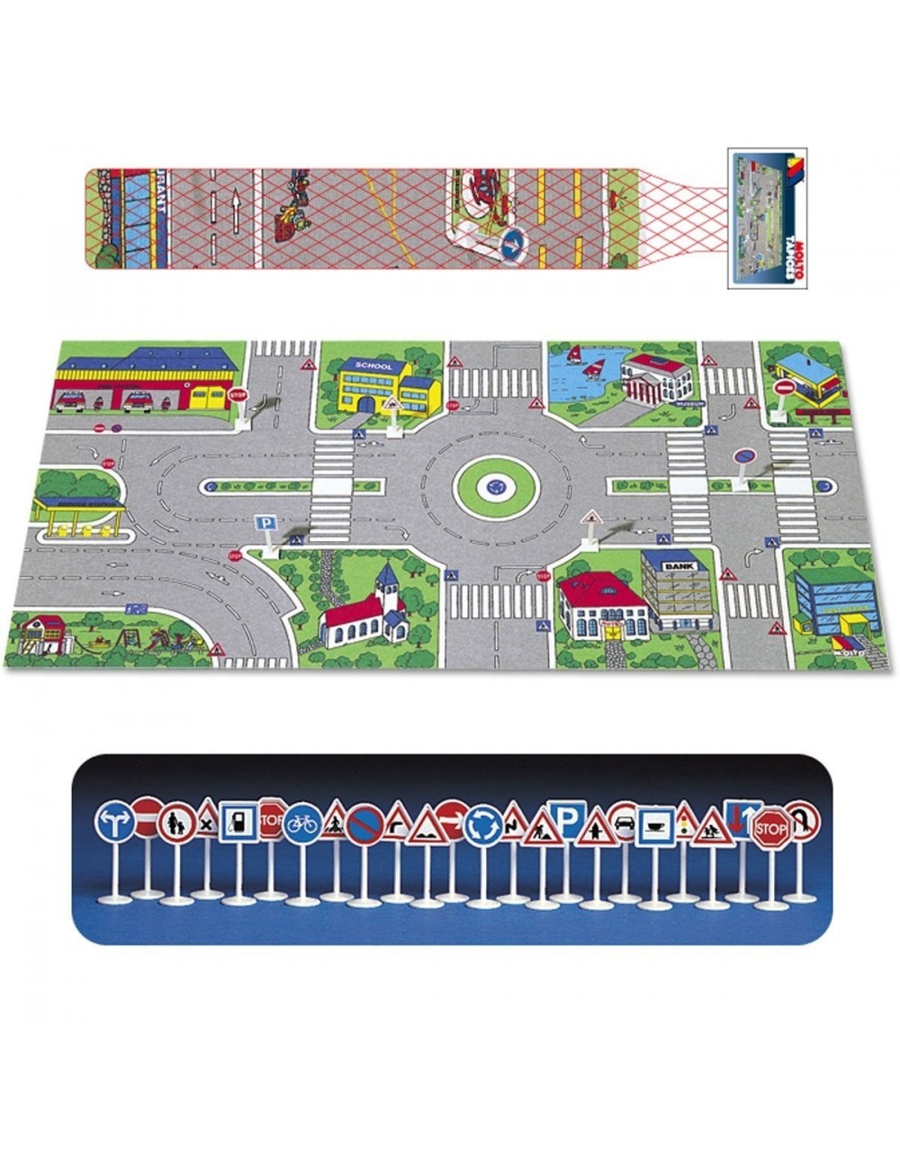 City Play Mat 124x60 cm