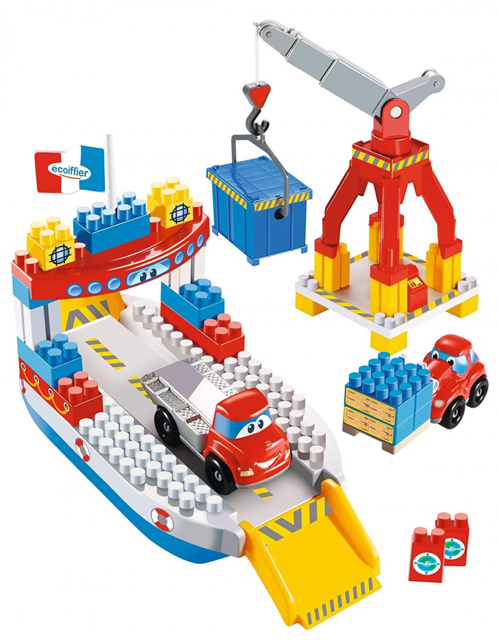 Ferry Boat with Crane Play Set