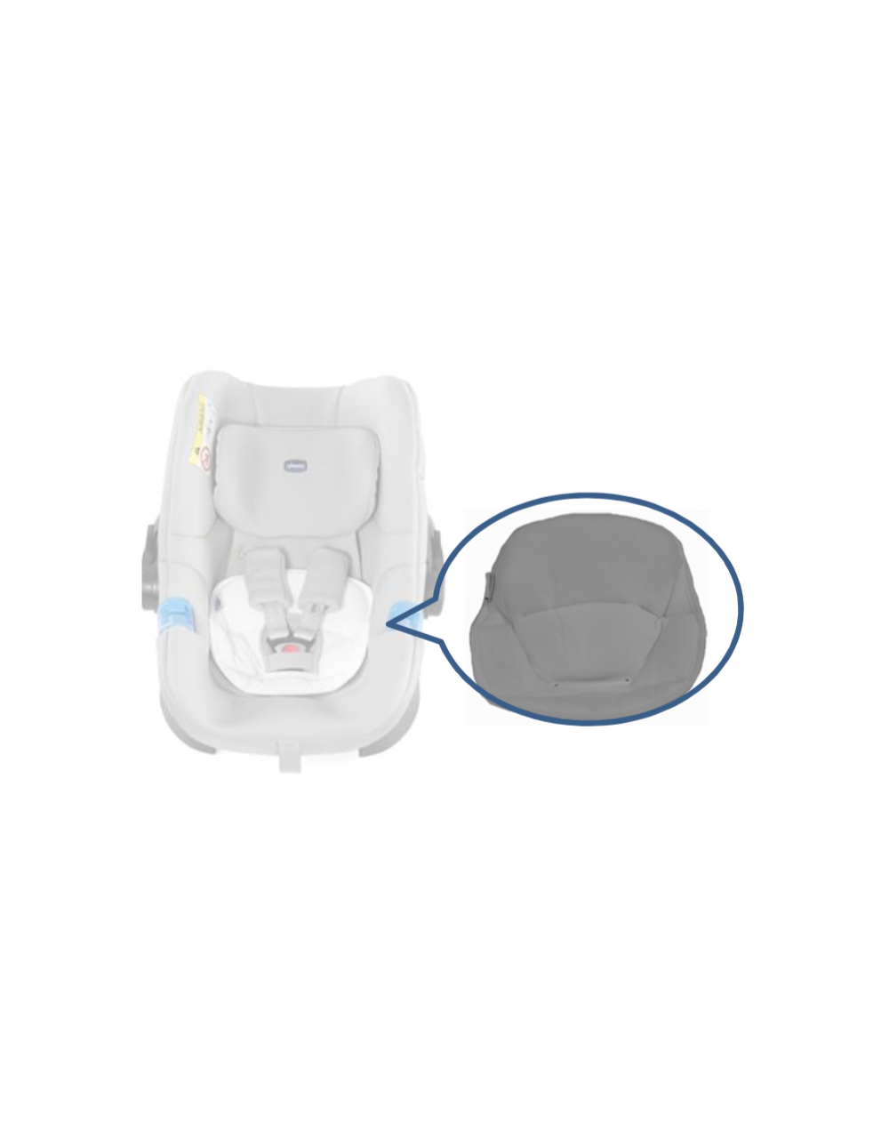 Reducer for Oasys 0+Up Car Seat