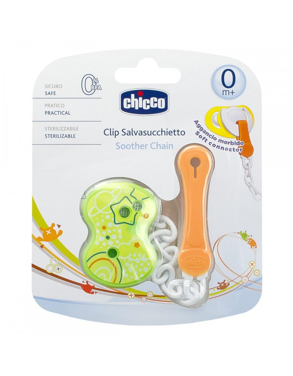 Green Soother Clip