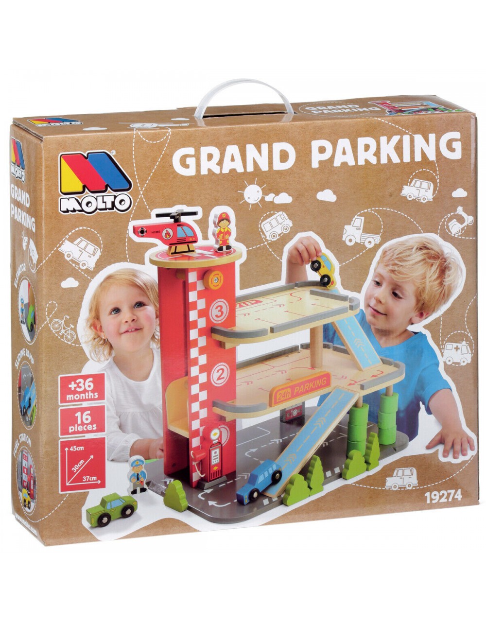 Large Wooden Parking Garage