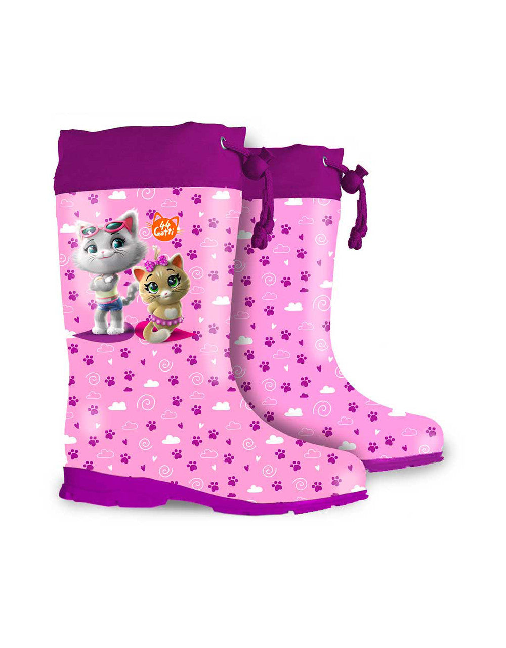 44 Cats Girls' Galoshes