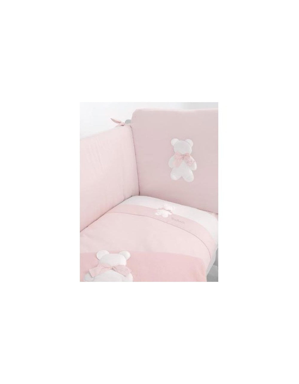 Nanan Duvet Cover Set Detachable Pink Bow