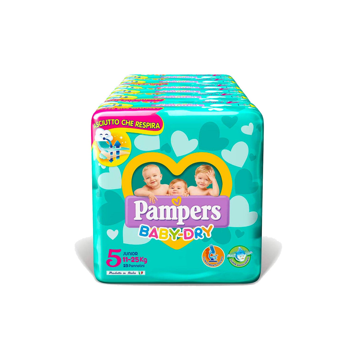 Pampers Baby Dry Diapers Size 5 - 128 diapers