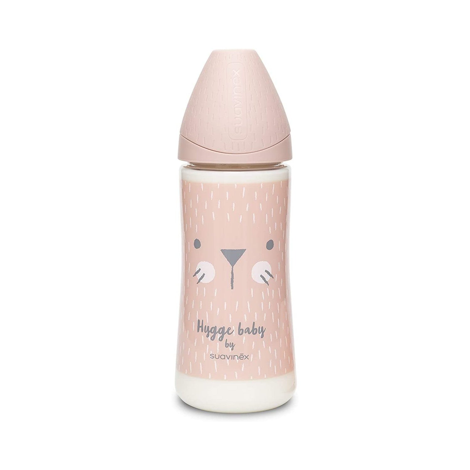 Hygge Baby Pink Bunny Baby Bottle - Thick Flow 360 ml