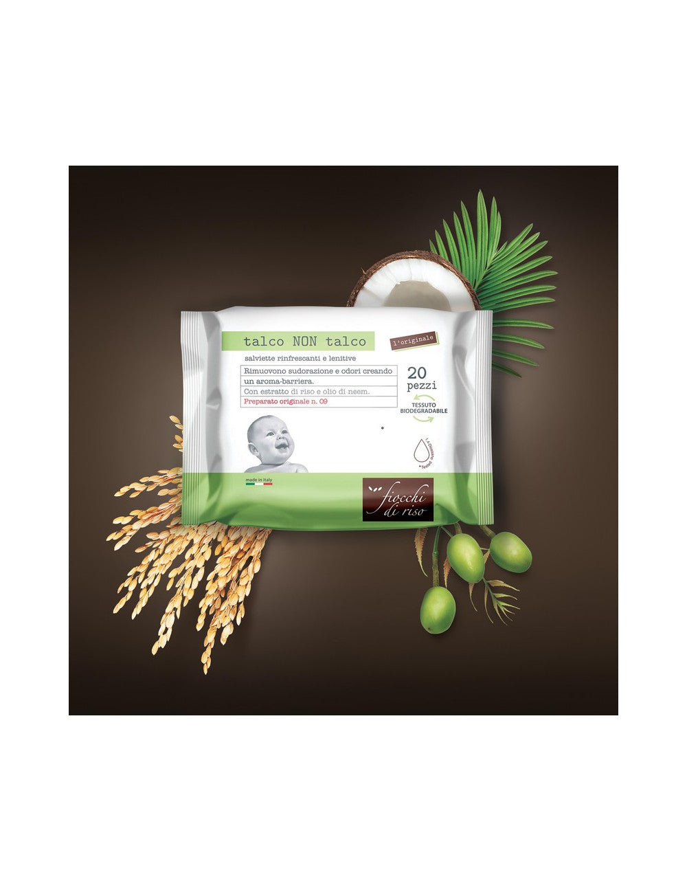 Talco Non Talco Wipes
