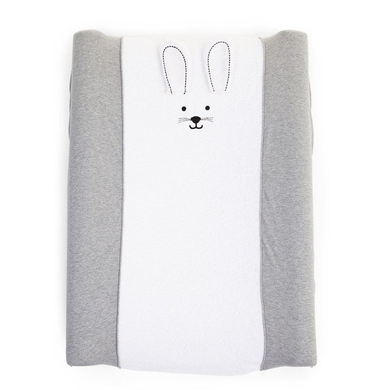Cotton Changing Pad Cover Grey Rabbit - Childhome