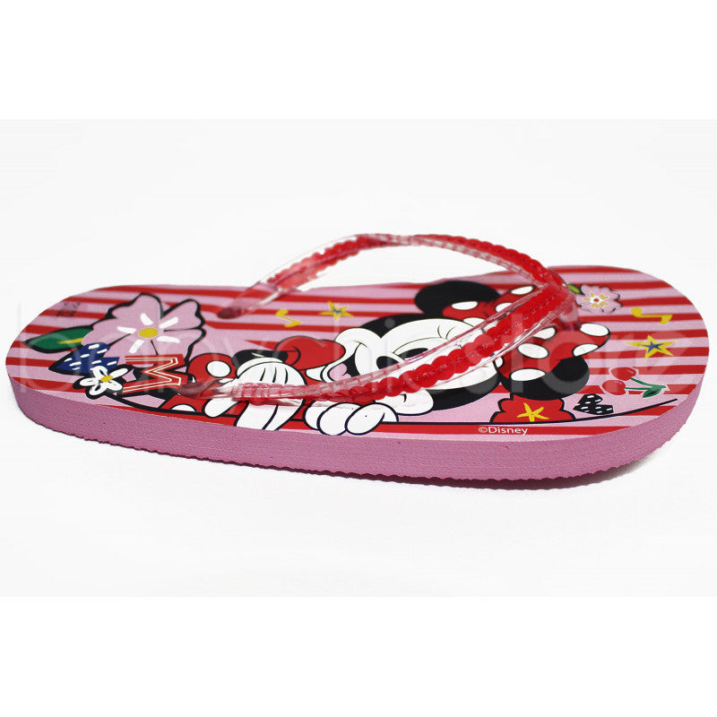Minnie Mouse Flip Flops - Size 31/32