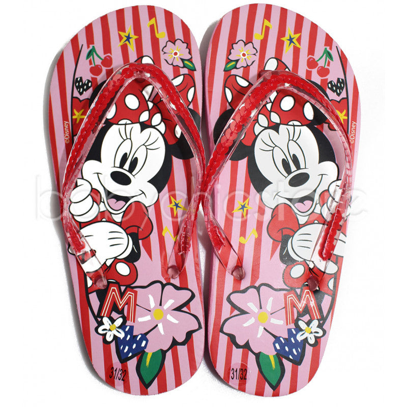 Minnie Mouse Flip-Flops - Size 33/34