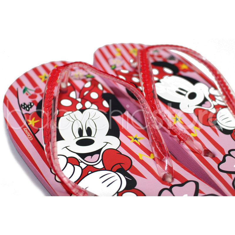 Minnie Mouse Flip-Flops - Size 33/34