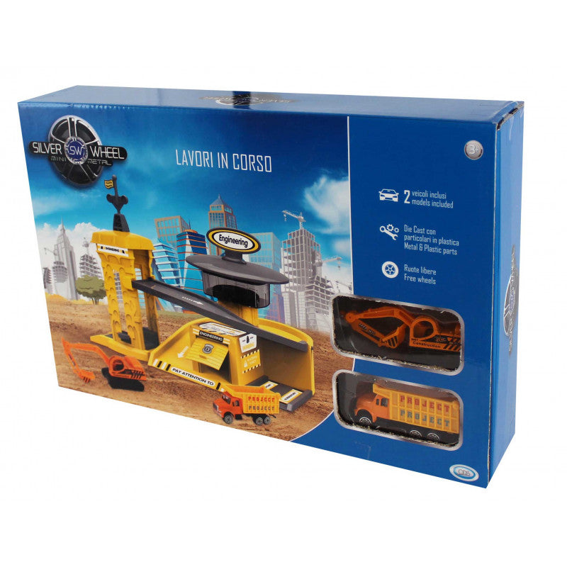 City Playset with 2 Vehicles - Construction Site