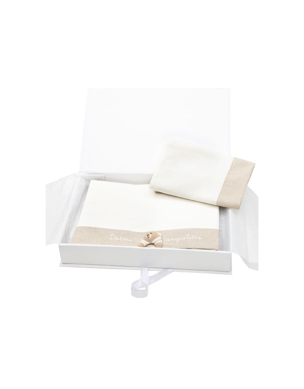 Nanan Set Draps pour Lit bébé Tato Beige