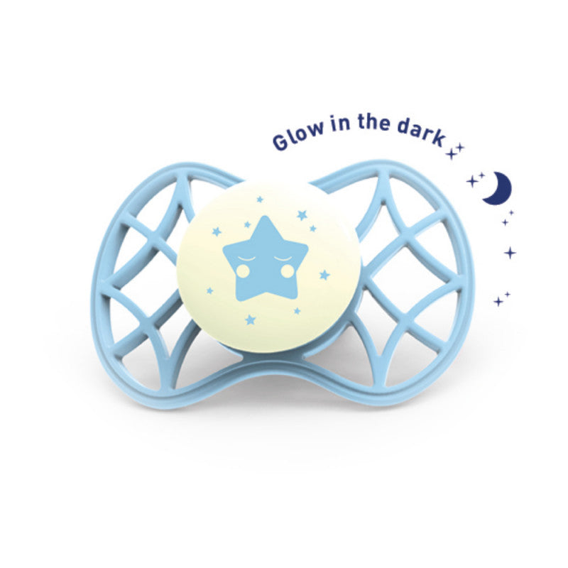 Cool! 0m+ Fluorescent Orthodontic Pacifier - Aquamarine