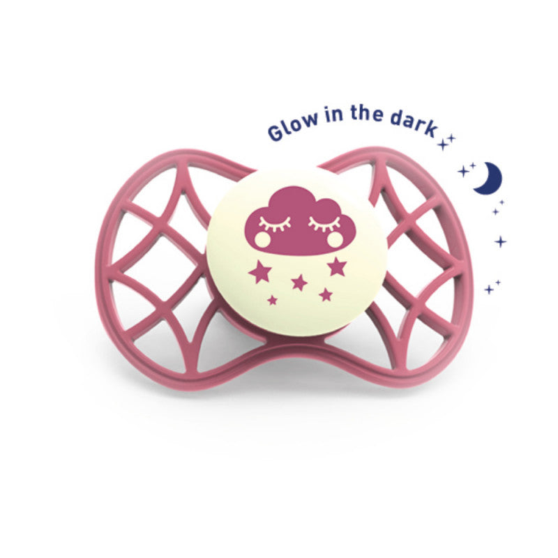 Cool! 0m+ Glow in the Dark Pacifier Orthodontic Teat - Spiced Apple