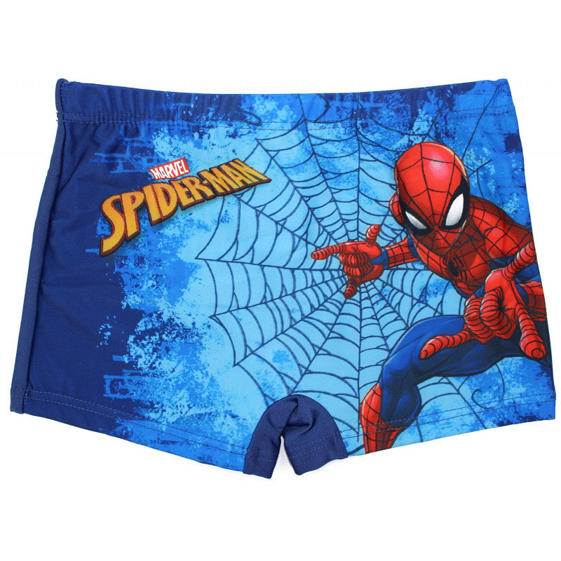 Spider-Man Blue Boxer Swim Trunks - 7/8 Years