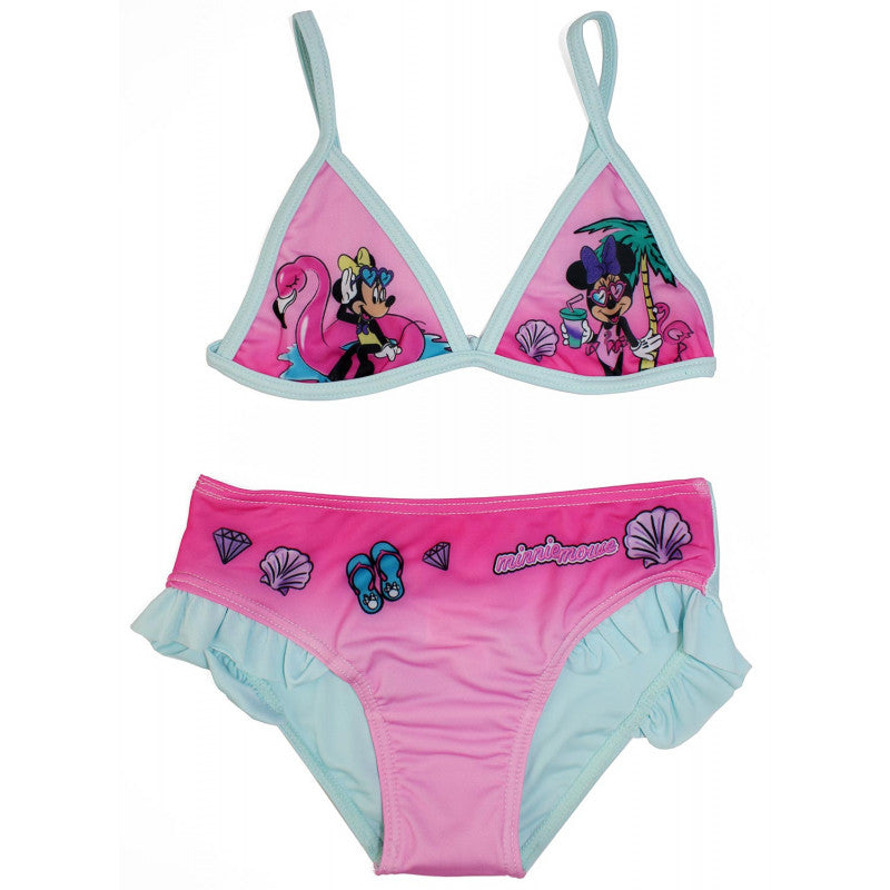 Minnie Bikini Swimsuit Light Blue - Ages 7/8