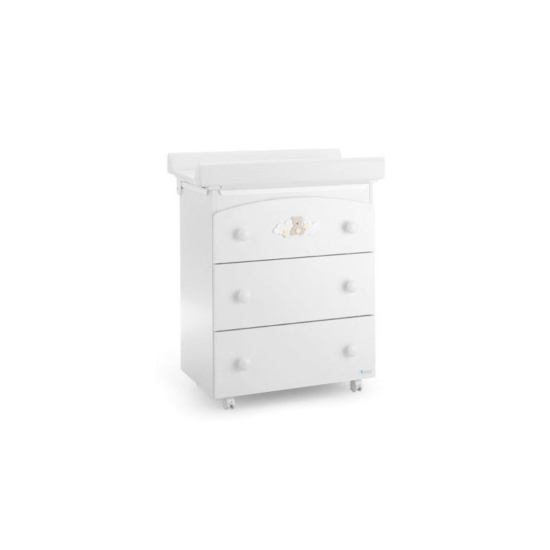 Azzurra Design Commode à langer Starlette Blanc