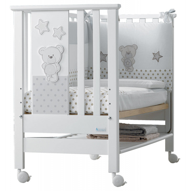 Lit Bébé Contact Art Azzurra Design Blanc