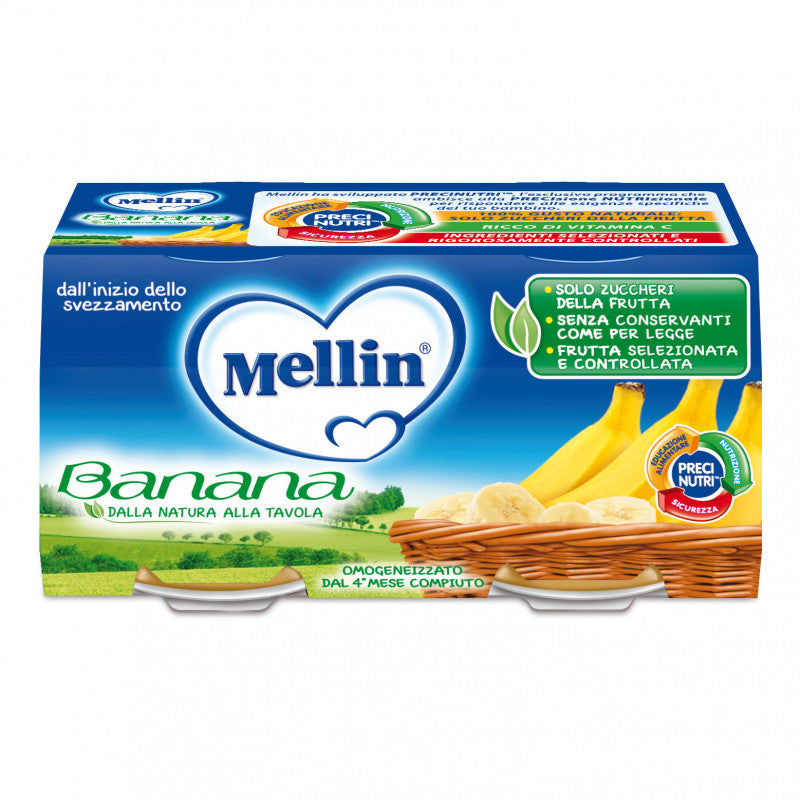 Mellin Banana Purée - 2 x 100 g