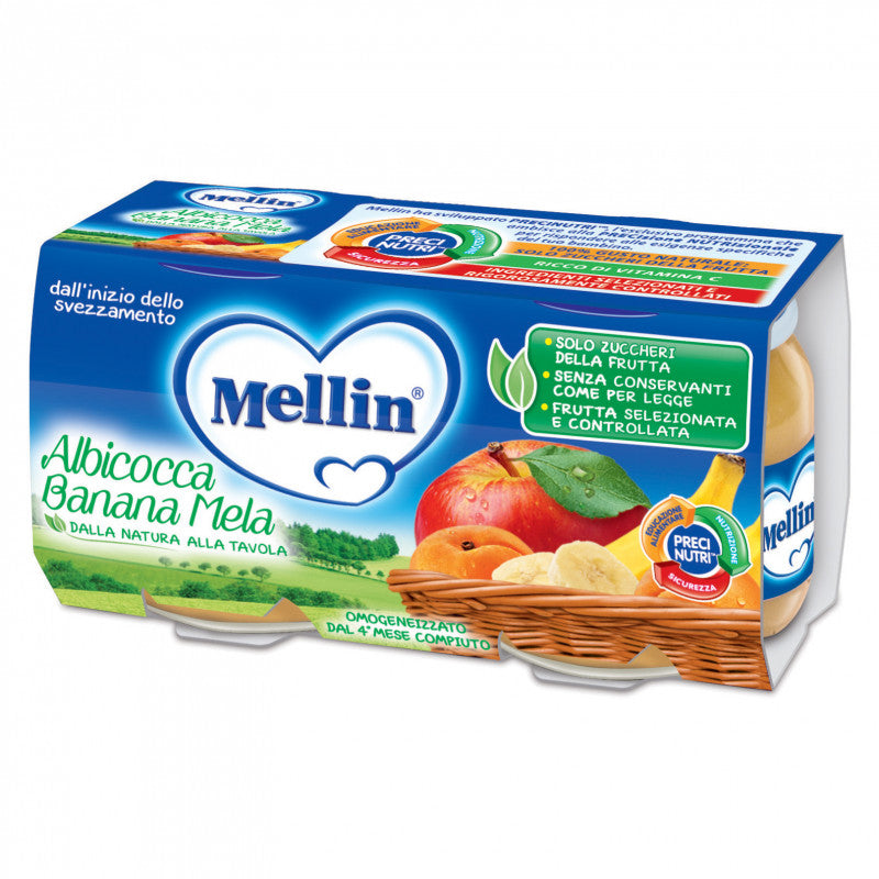 Homogenized Apricot Banana Apple Mellin