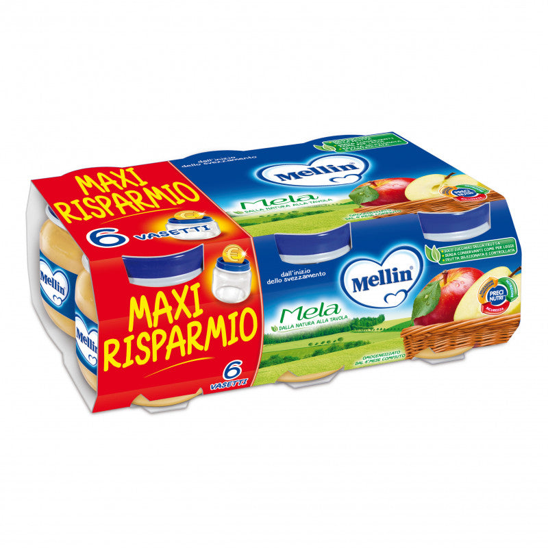 Mellin Apple Purée - 6 x 100 g