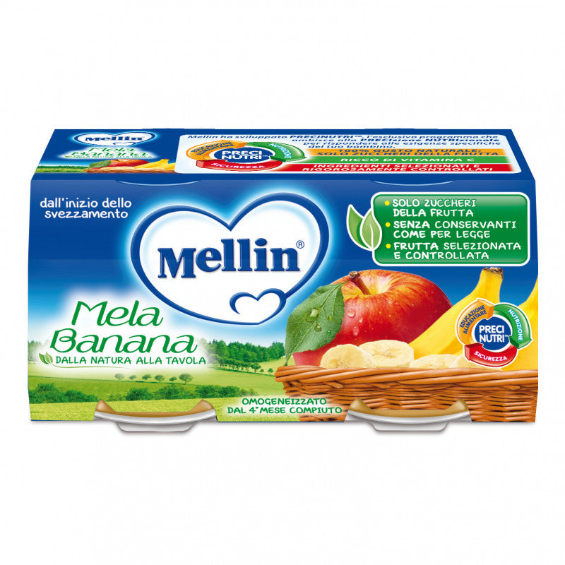 Mellin Apple Banana Purée