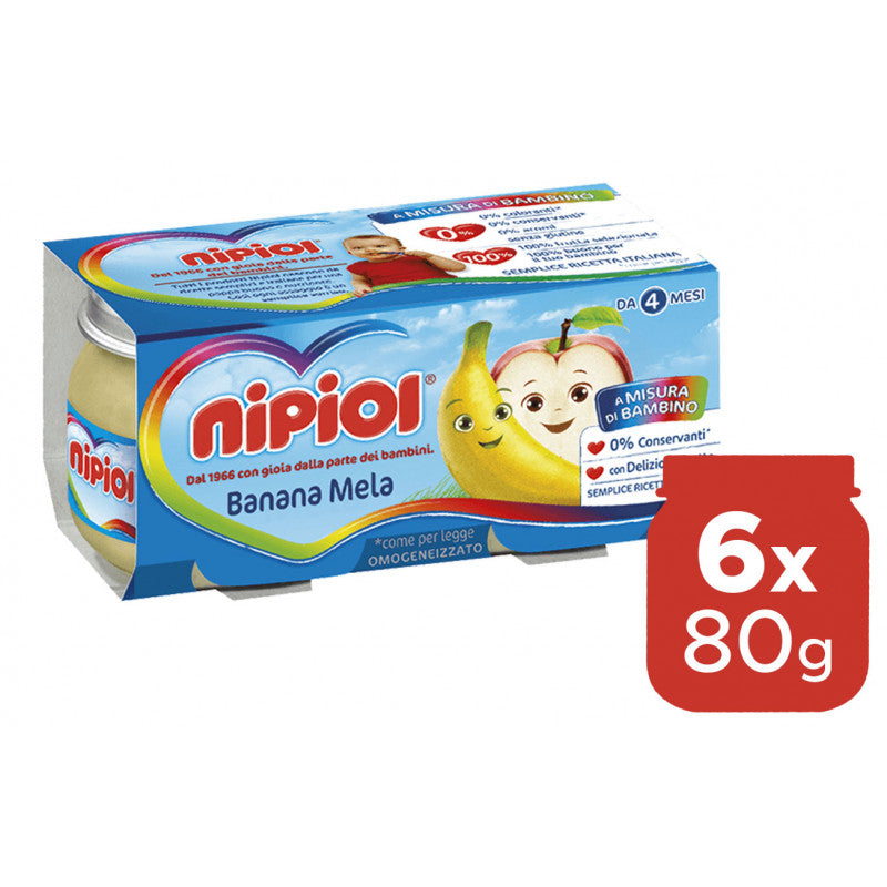 Nipiol Banana and Apple Puree